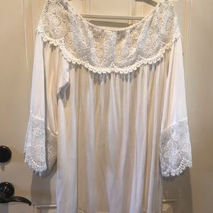 White boutique Tunic